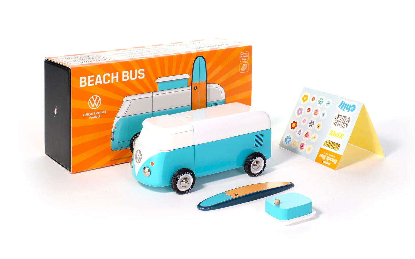 Candylab Toys Beach Bus Sunset - Croiseur de plage classique et vintage moderne