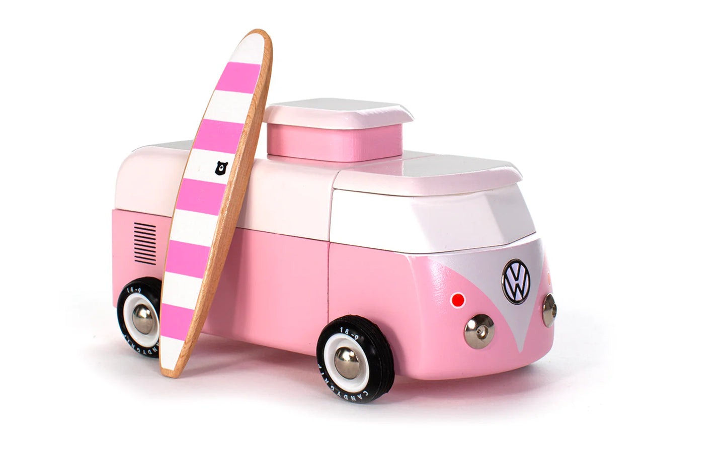 Candylab VW Beach Bus Pink - Modern Vintage Classic Beach Cruiser