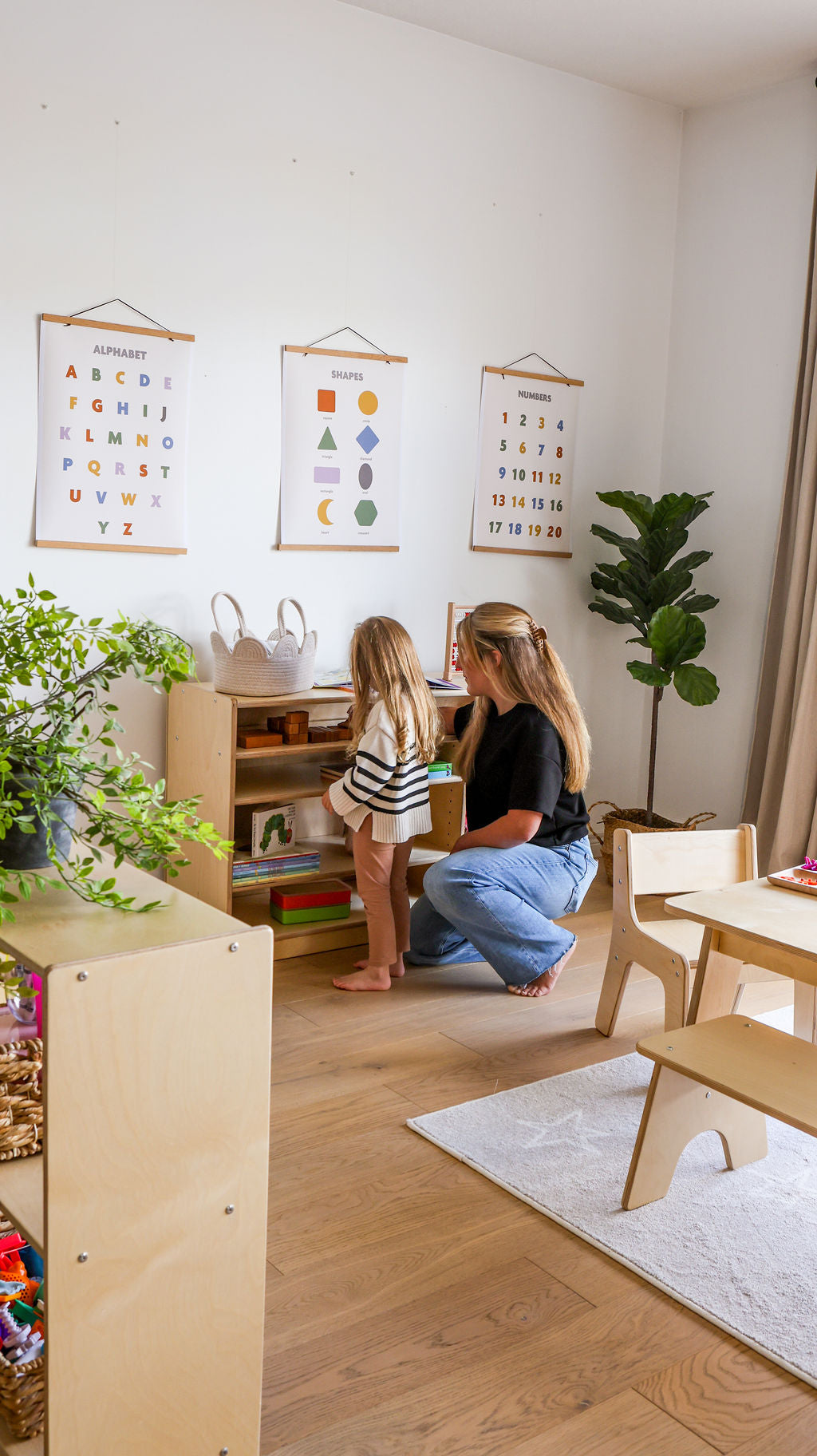 MontShelf Birch Backed Sensory Shelf- by Fern Kids (Made in Canada)