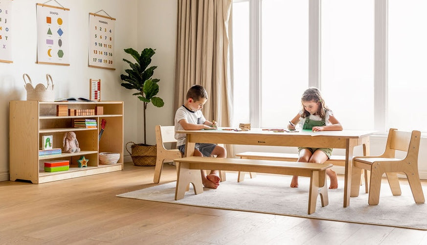 Long Rectangular Top Mont Table - by Fern Kids (Made in Canada)