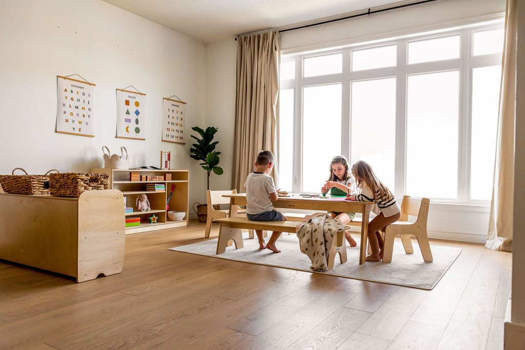 Long Rectangular Top Mont Table - by Fern Kids (Made in Canada)