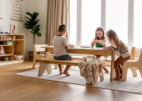 Long Rectangular Top Mont Table - by Fern Kids (Made in Canada)