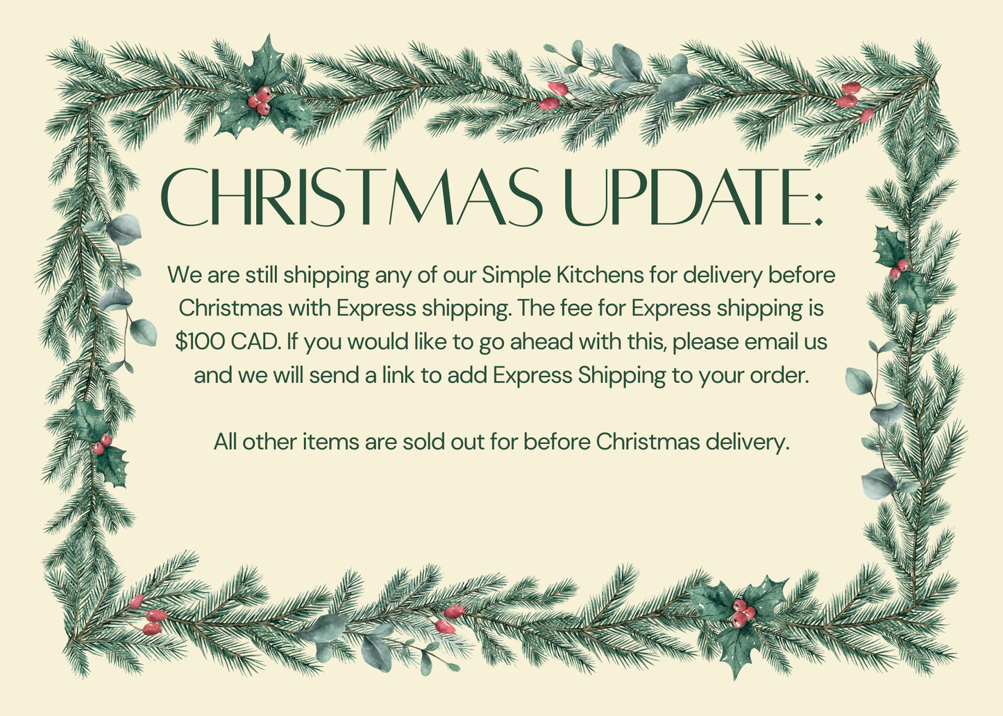 Cuisine simple avec dosseret et étagère (Centrée) 