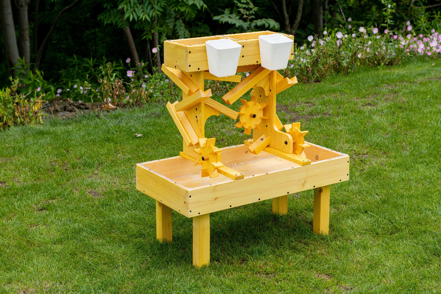 Table à eau d'extérieur en bois pour enfants et tout-petits par Avenlur 