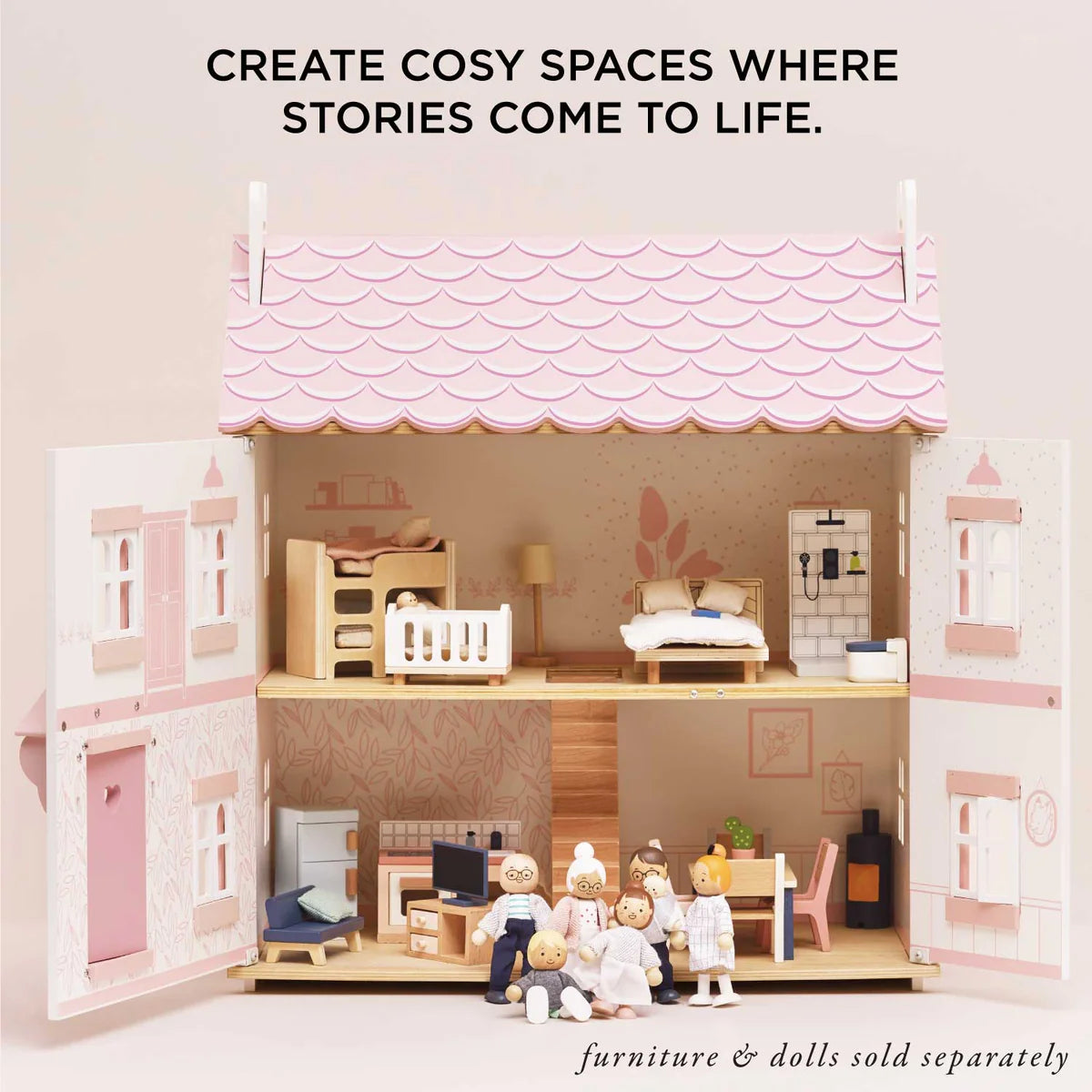 Sophie's Wooden Dolls House - by Le Toy Van