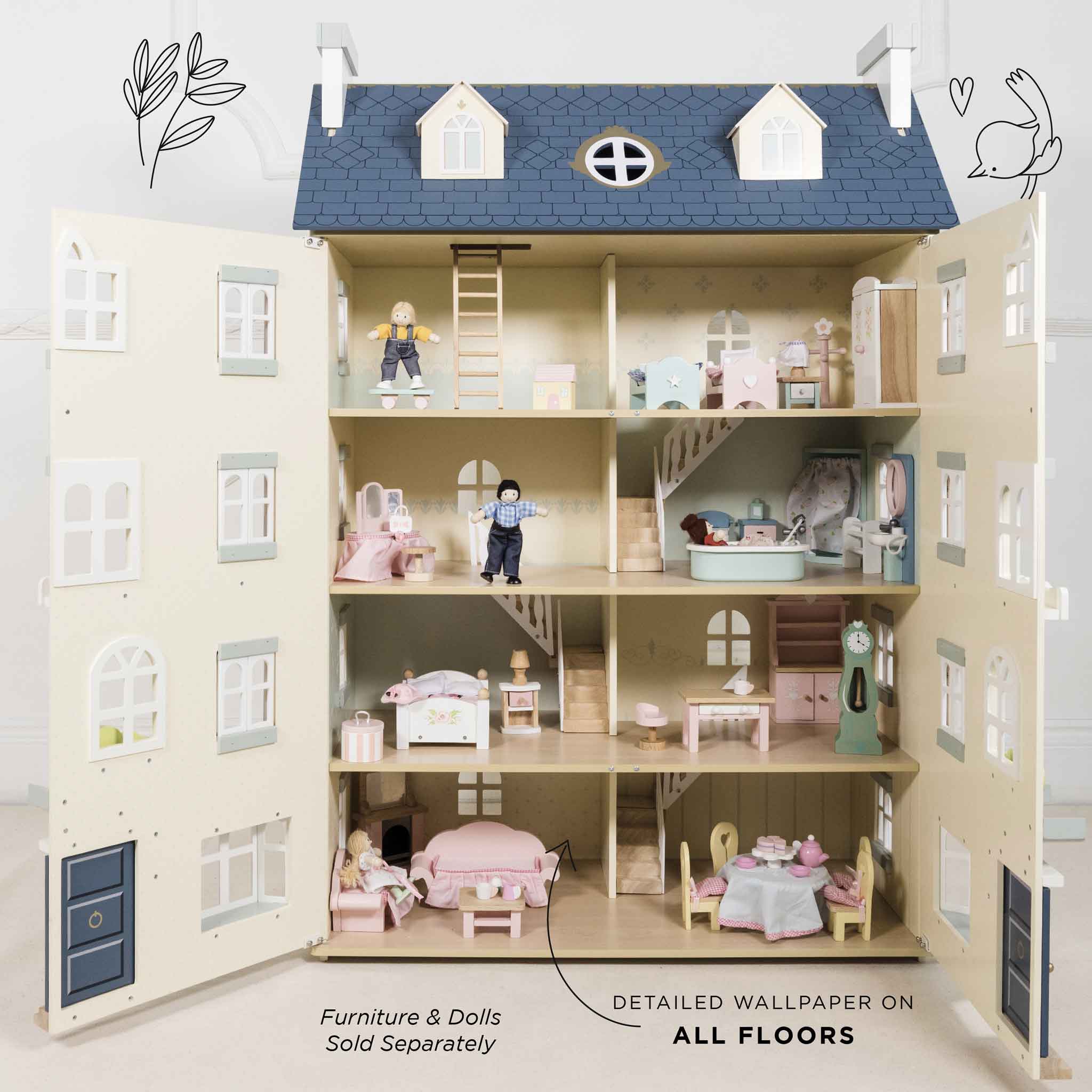 Le toy van dollhouse furniture on sale