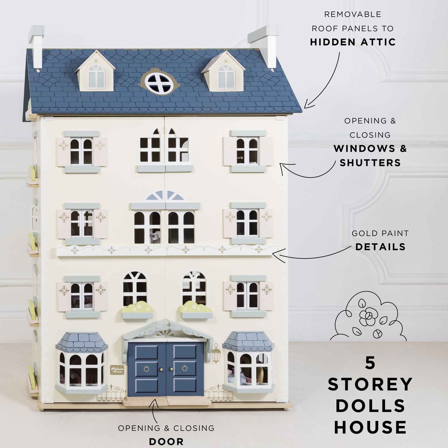 Palace Wooden Dolls House- by Le Toy Van