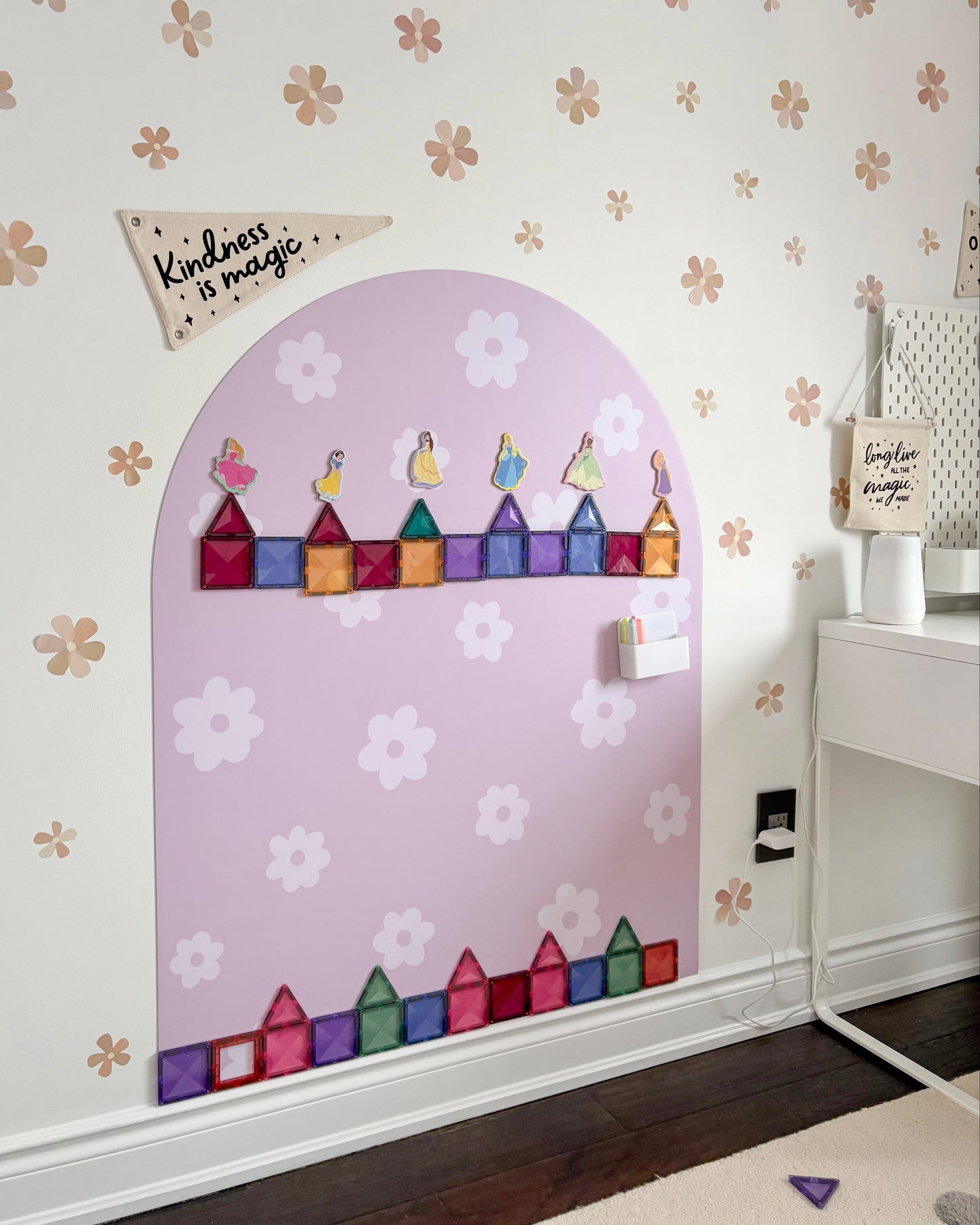 MEGA Magic Playwall - Arch Magnetic Wall Decal for Kids