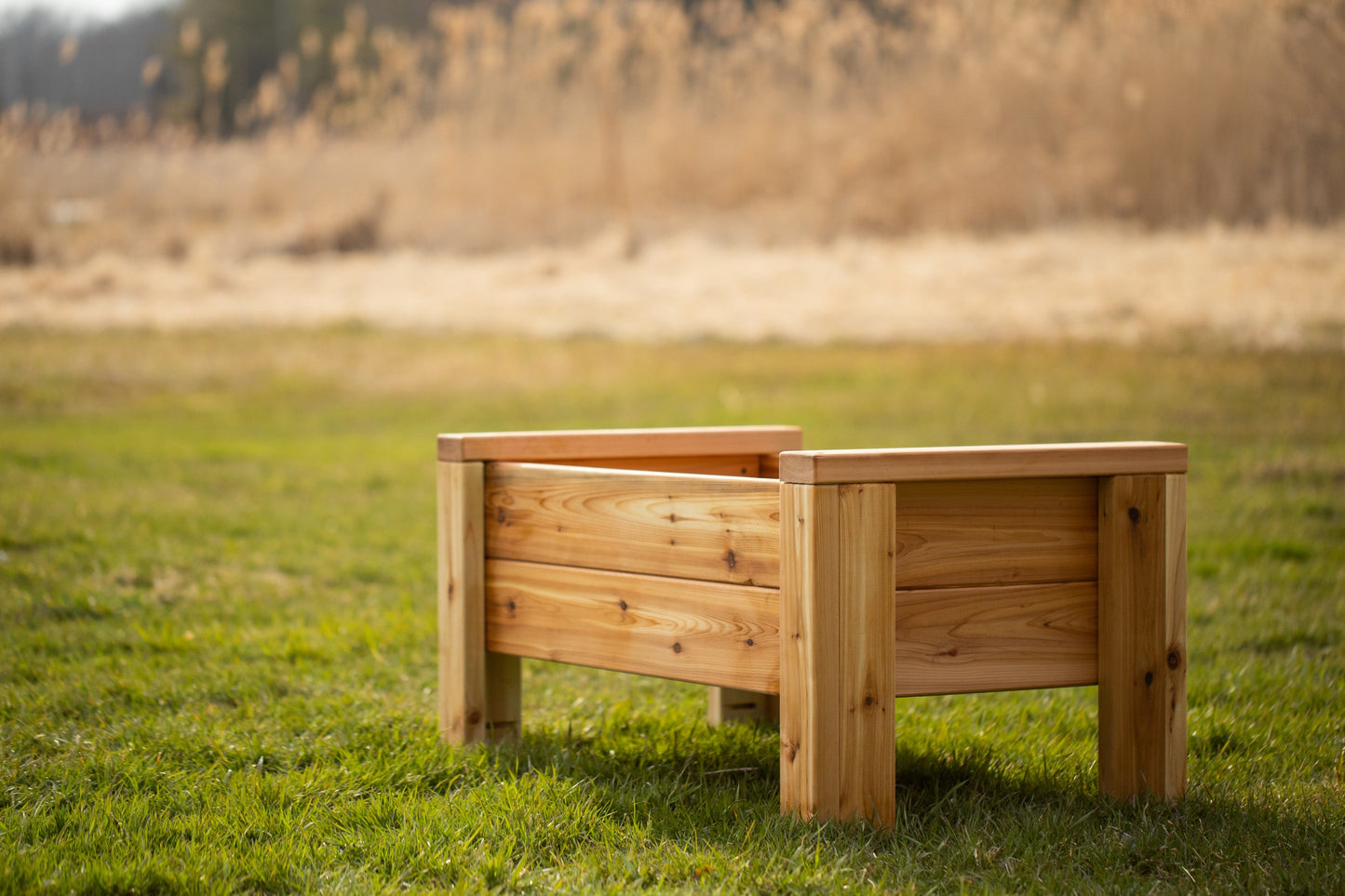 Raised Cedar Garden Bed