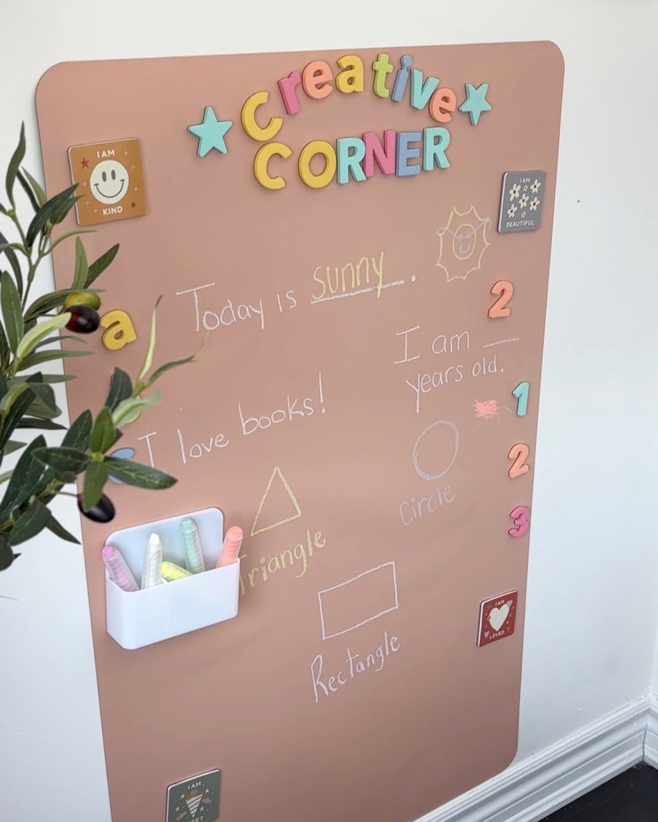 Magic Playwall - Rectangle Magnetic Wall Decal for Kids