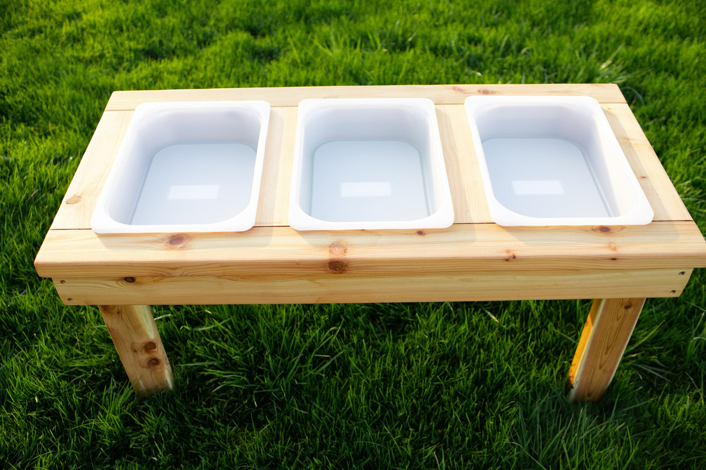 Indoor/Outdoor Triple Bin Sensory Table