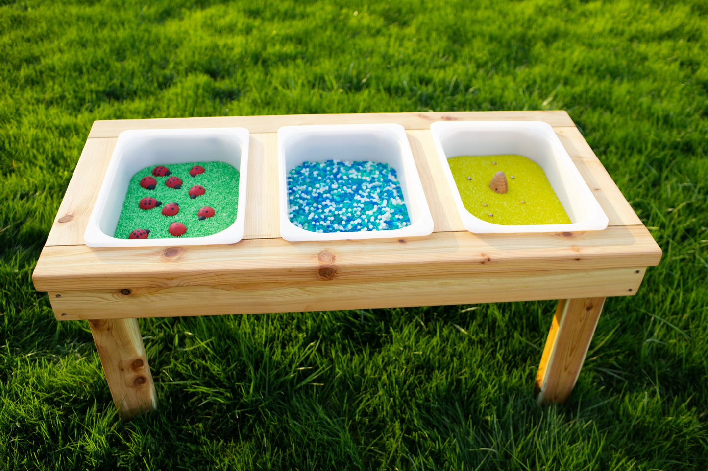 Indoor/Outdoor Triple Bin Sensory Table