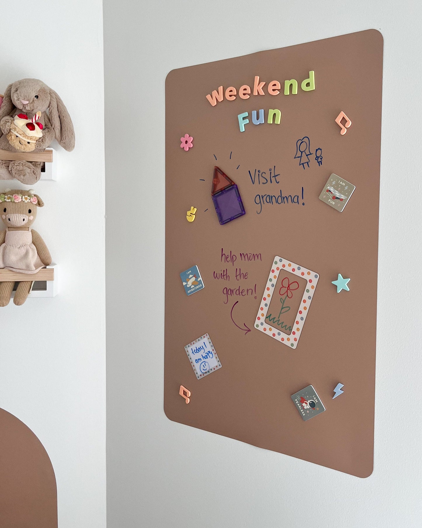 Magic Playwall - Rectangle Magnetic Wall Decal for Kids