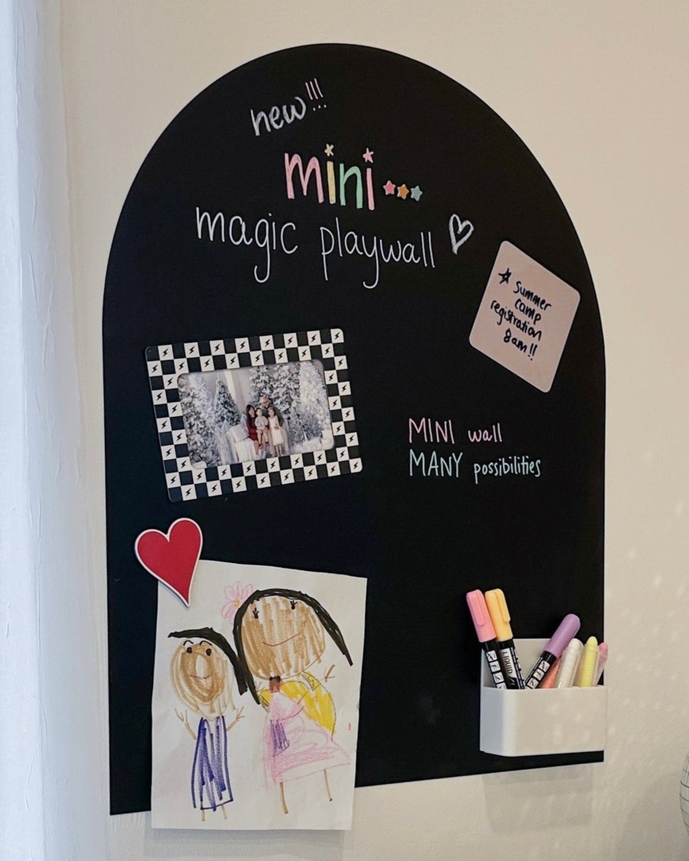 MINI Magic Playwall - Arch Magnetic Art Wall Decal for Small Spaces