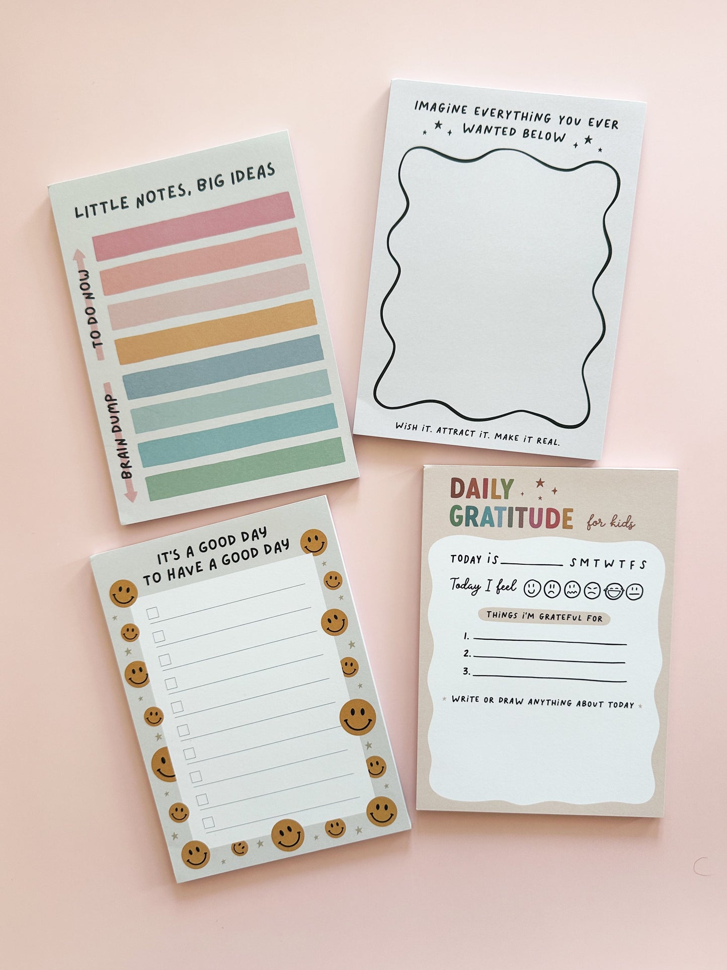 Daily Gratitude For Kids Notepad