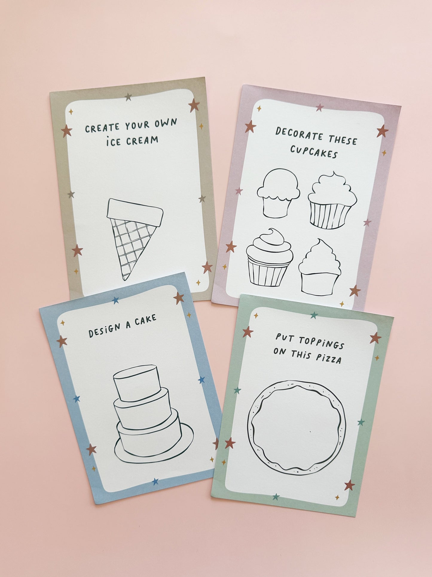 Foodie Fun Kids Pretend Play Notepad