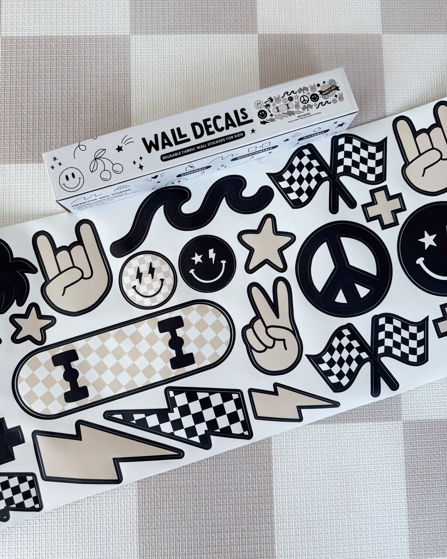 Peel & Stick Fabric Wall Stickers - Boyhood