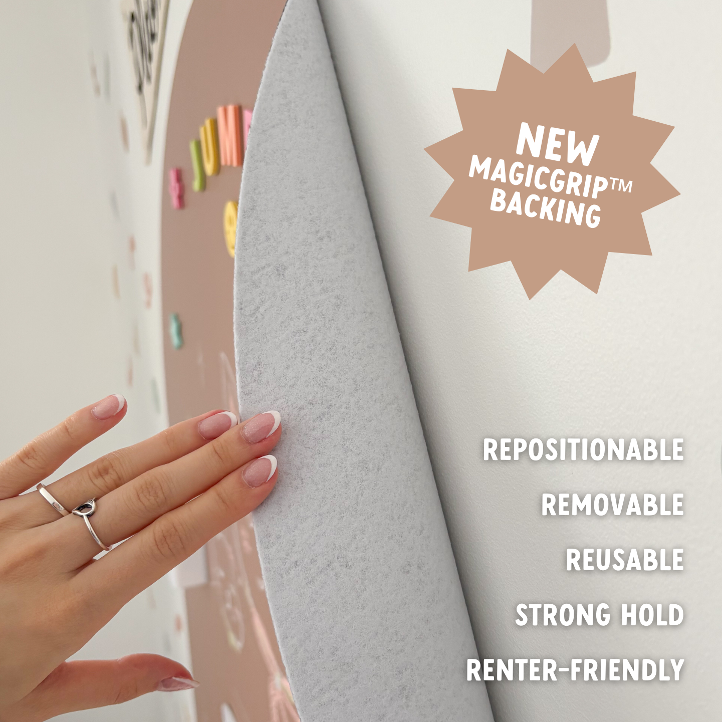 MEGA Magic Playwall - Arch Magnetic Wall Decal for Kids