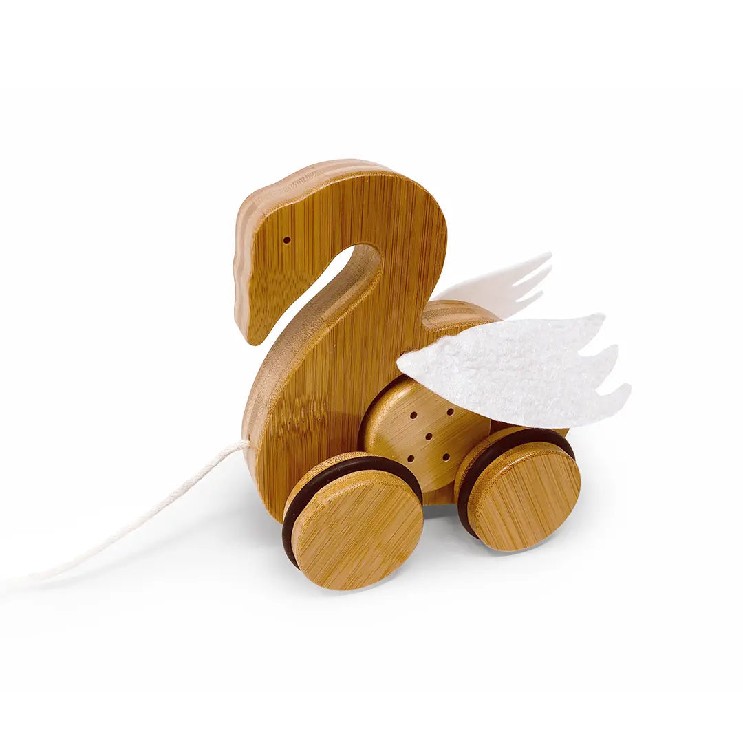 Kinderfeets Push & Pull Animal Swan