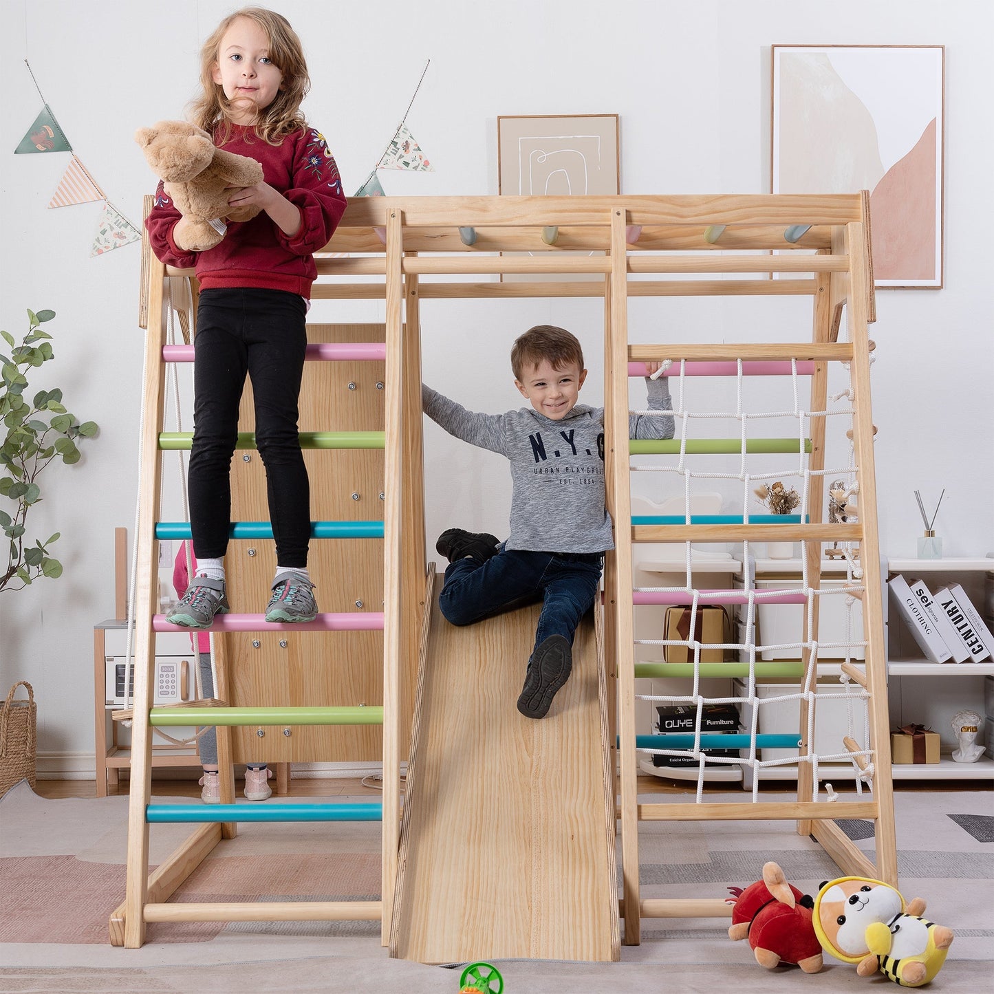Magnolia - Real Wood 7-in-1 Playset by Avenlur