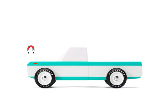 Candylab Toys Teal Longhorn - Camionnette vintage moderne