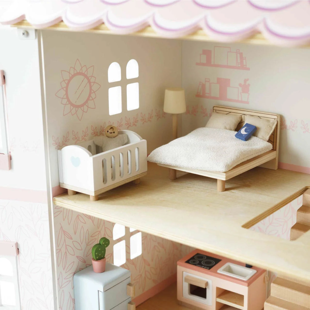 Complete Dolls House Furniture Set - Miniature Play House Furniture by Le Toy Van