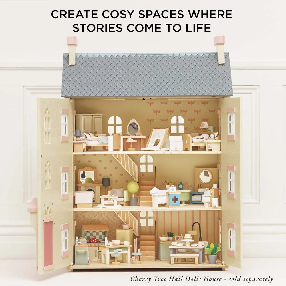 Dolls House Kitchen Furniture Set - Miniature Play House Furniture by Le Toy Van