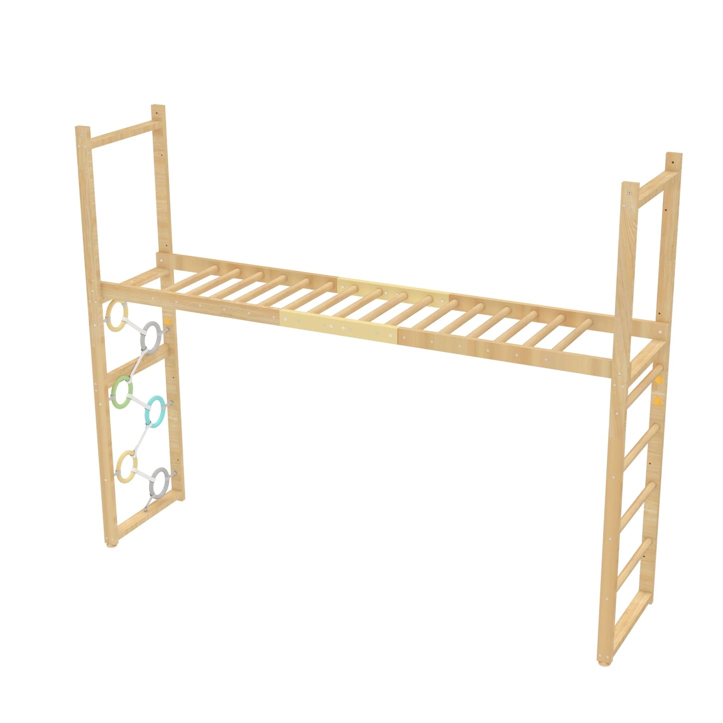 Monkey Bar Attachment – For Walnut Swedish Ladder by Avenlur