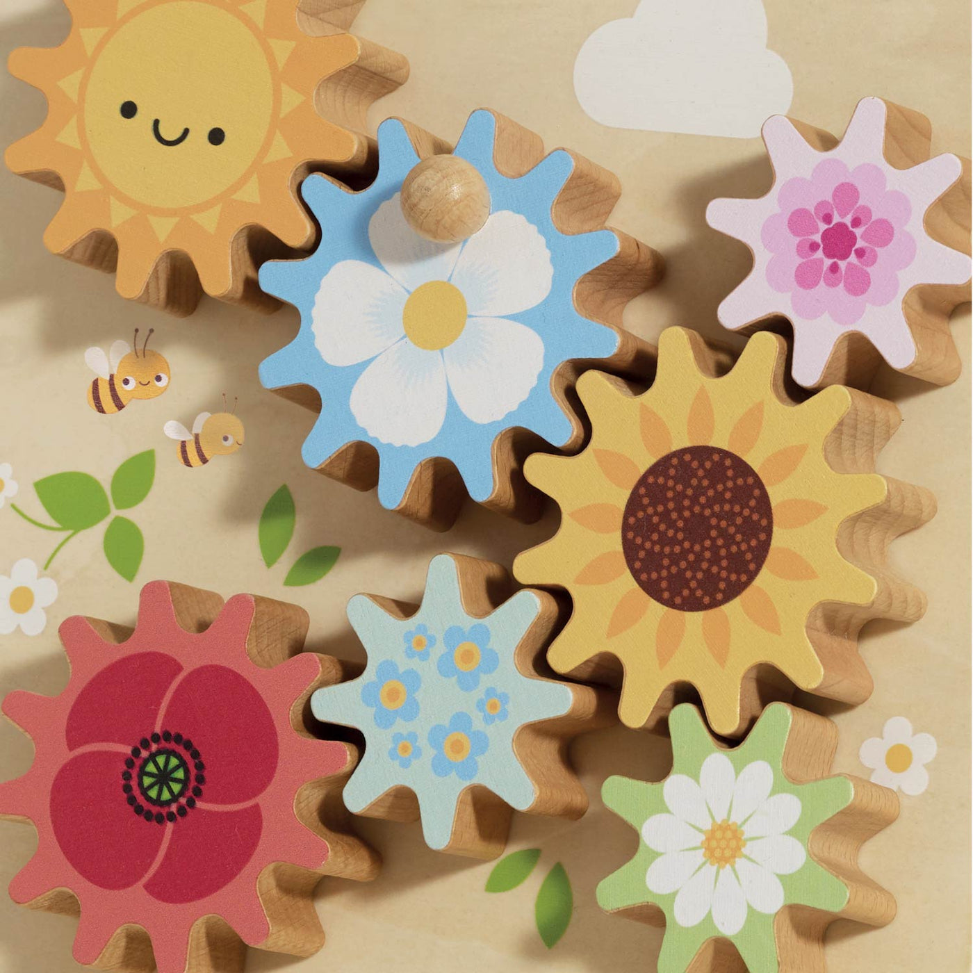 Meadow Bees Gear & Cogs Activity Board - Le Toy Van