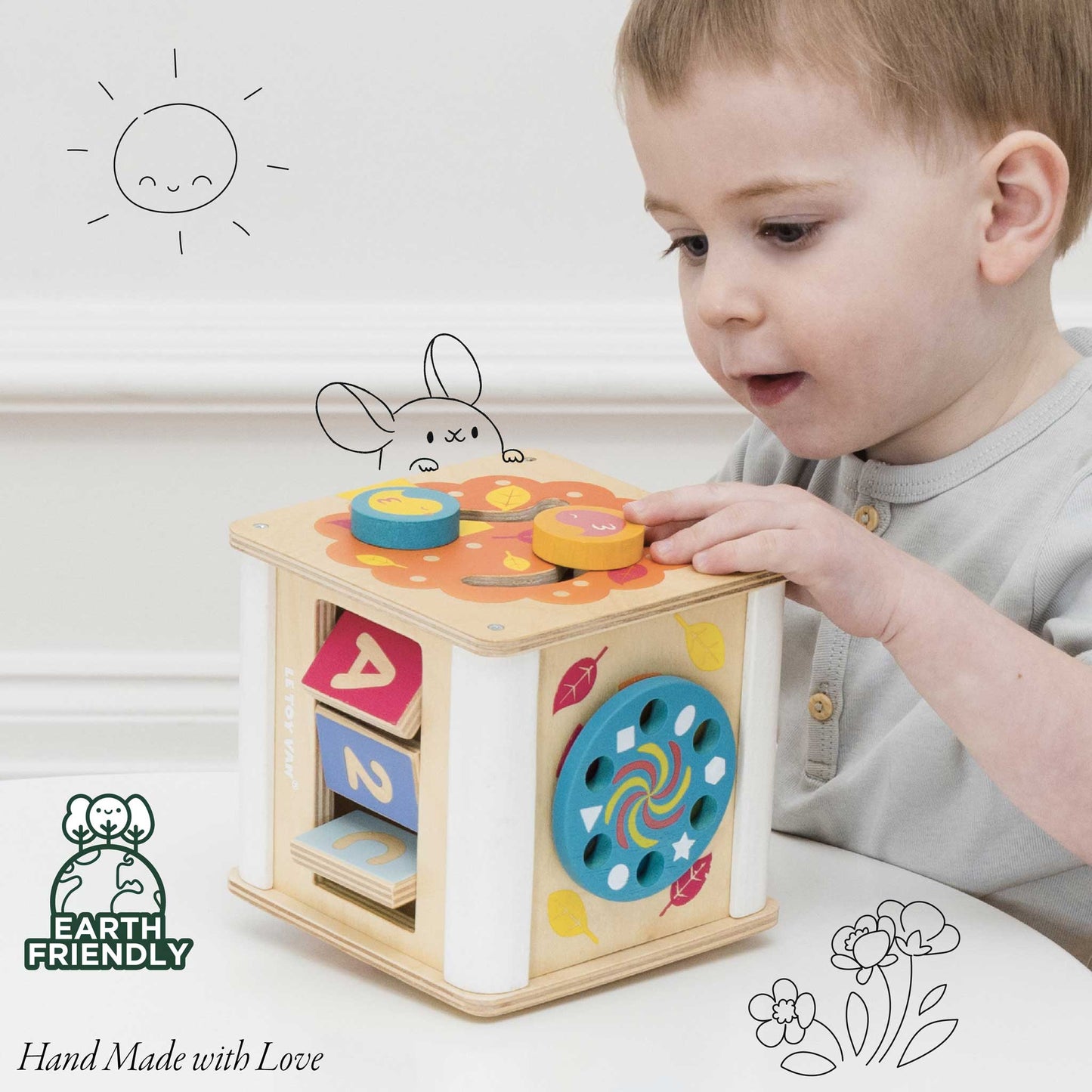 Petit cube d'activités en bois - Le Toy Van