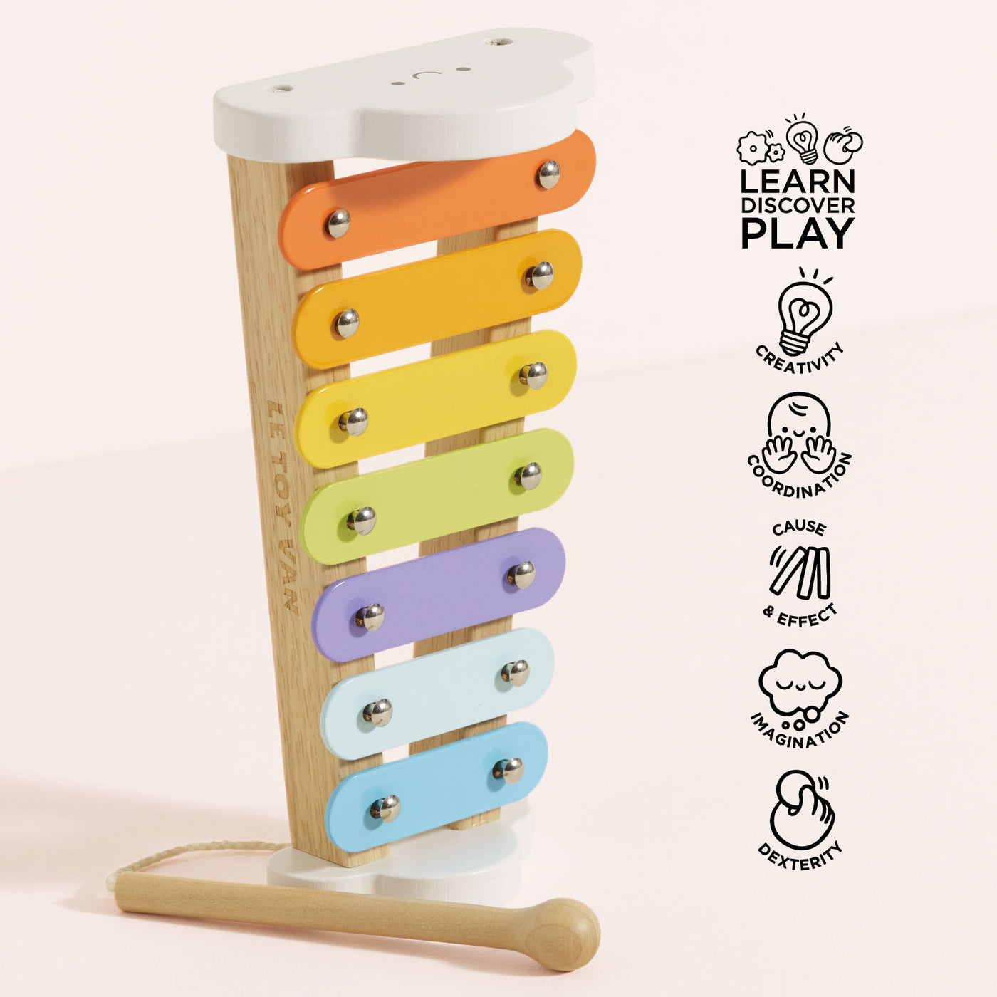Rainbow Wooden Xylophone - Le Toy Van