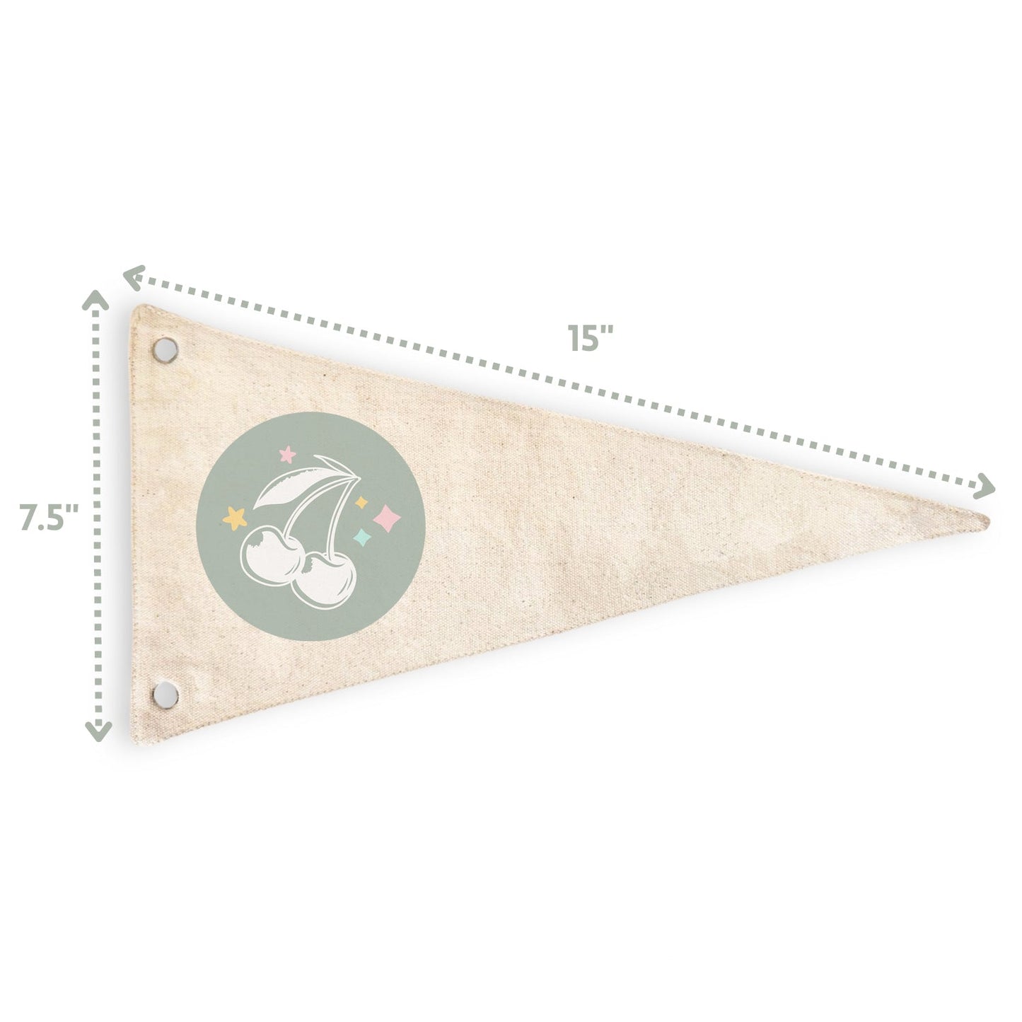 Play All Day Canvas Pennant Flag