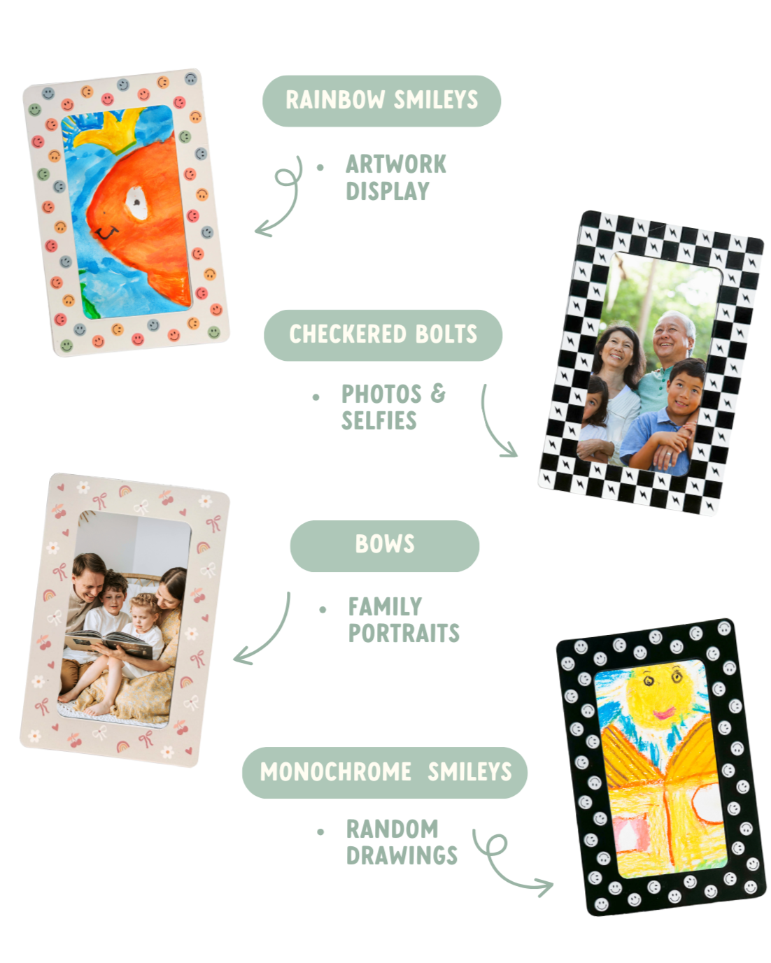 Magnetic Photo Frames (2-Pack)
