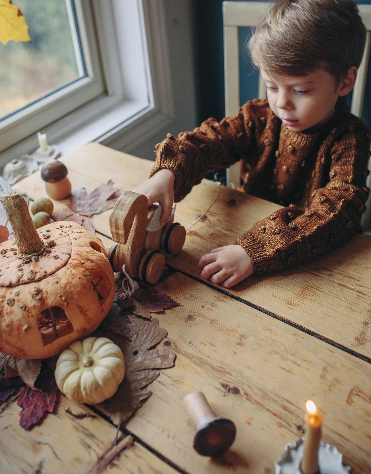 Kinderfeets Push & Pull Animal Swan