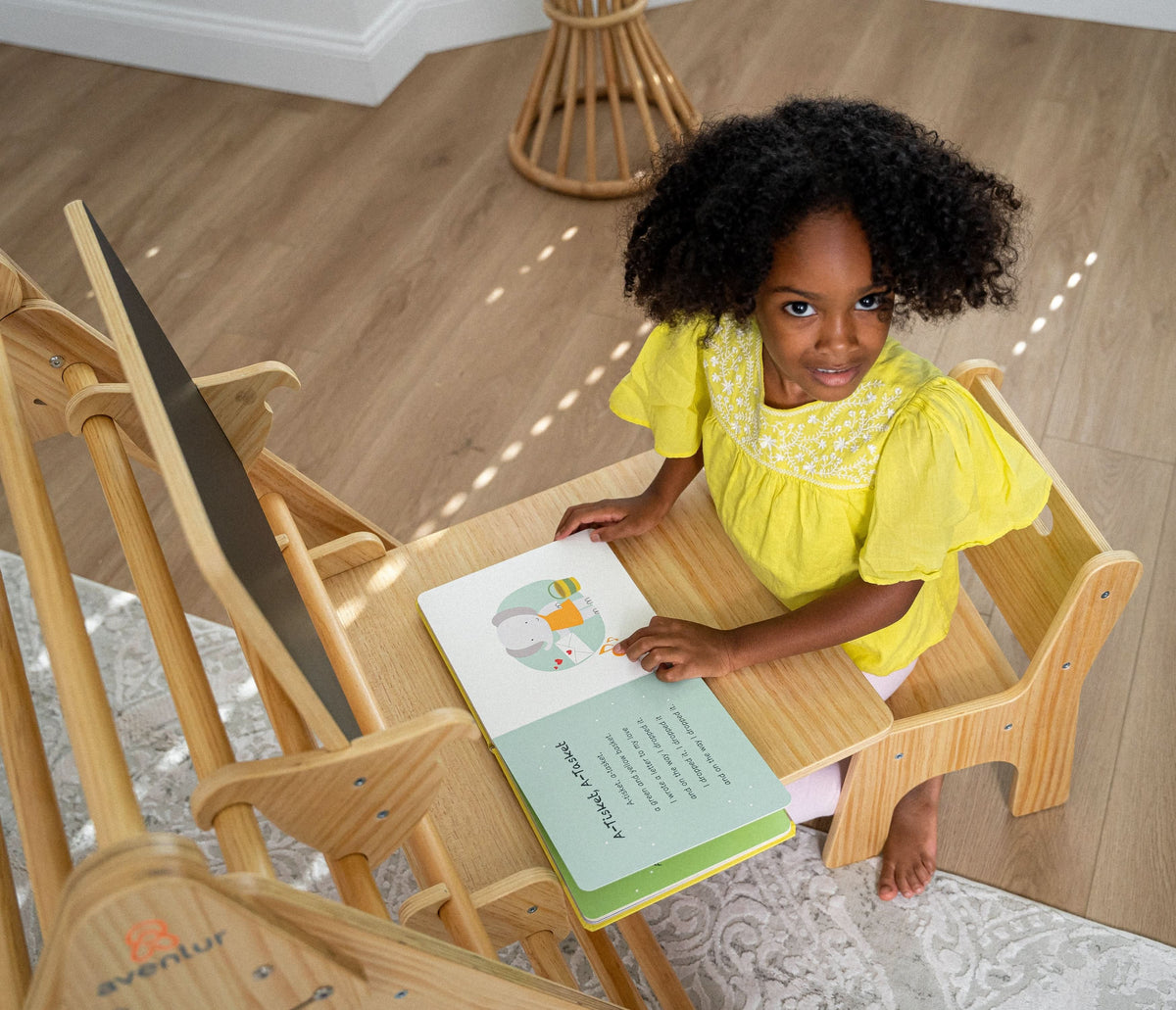 Desk and Chair Attachment to the Hazel & Olive by Avenlur