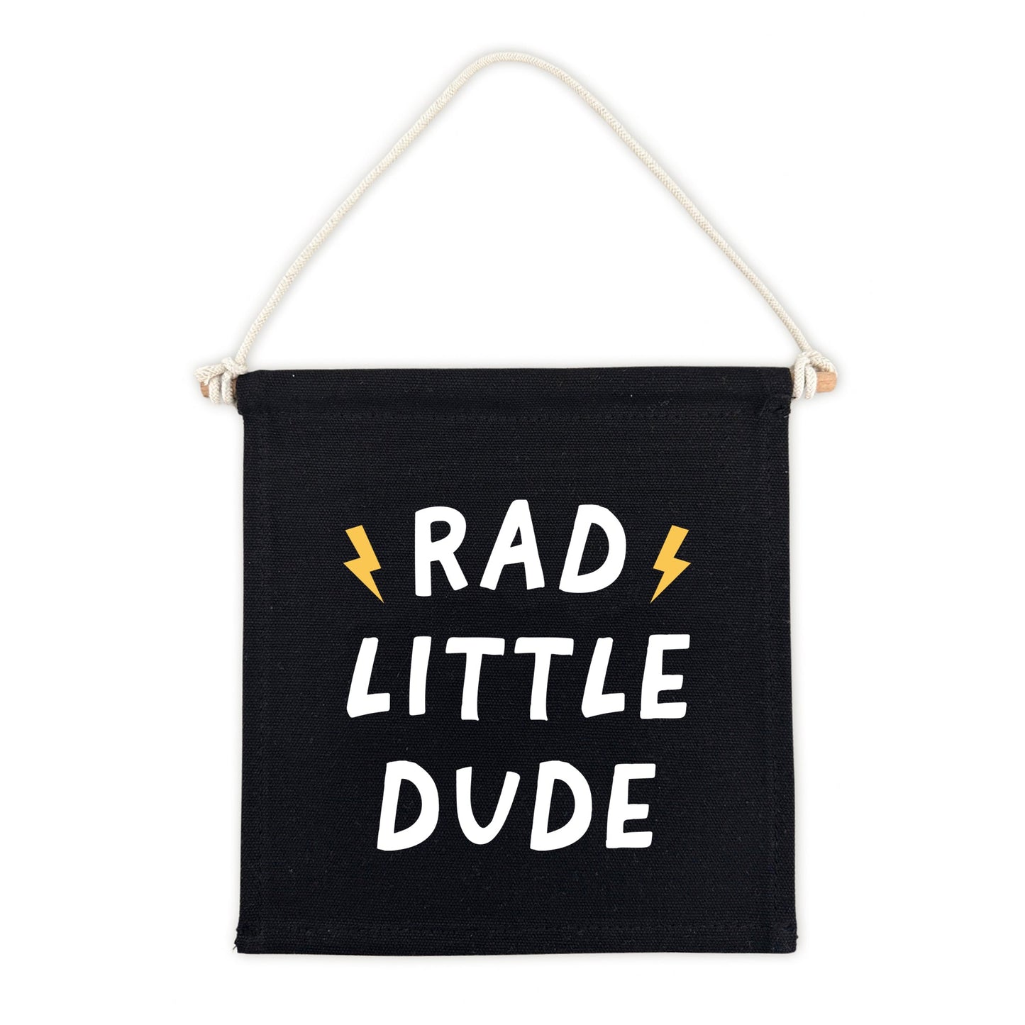 Panneau en toile Rad Little Dude (noir)