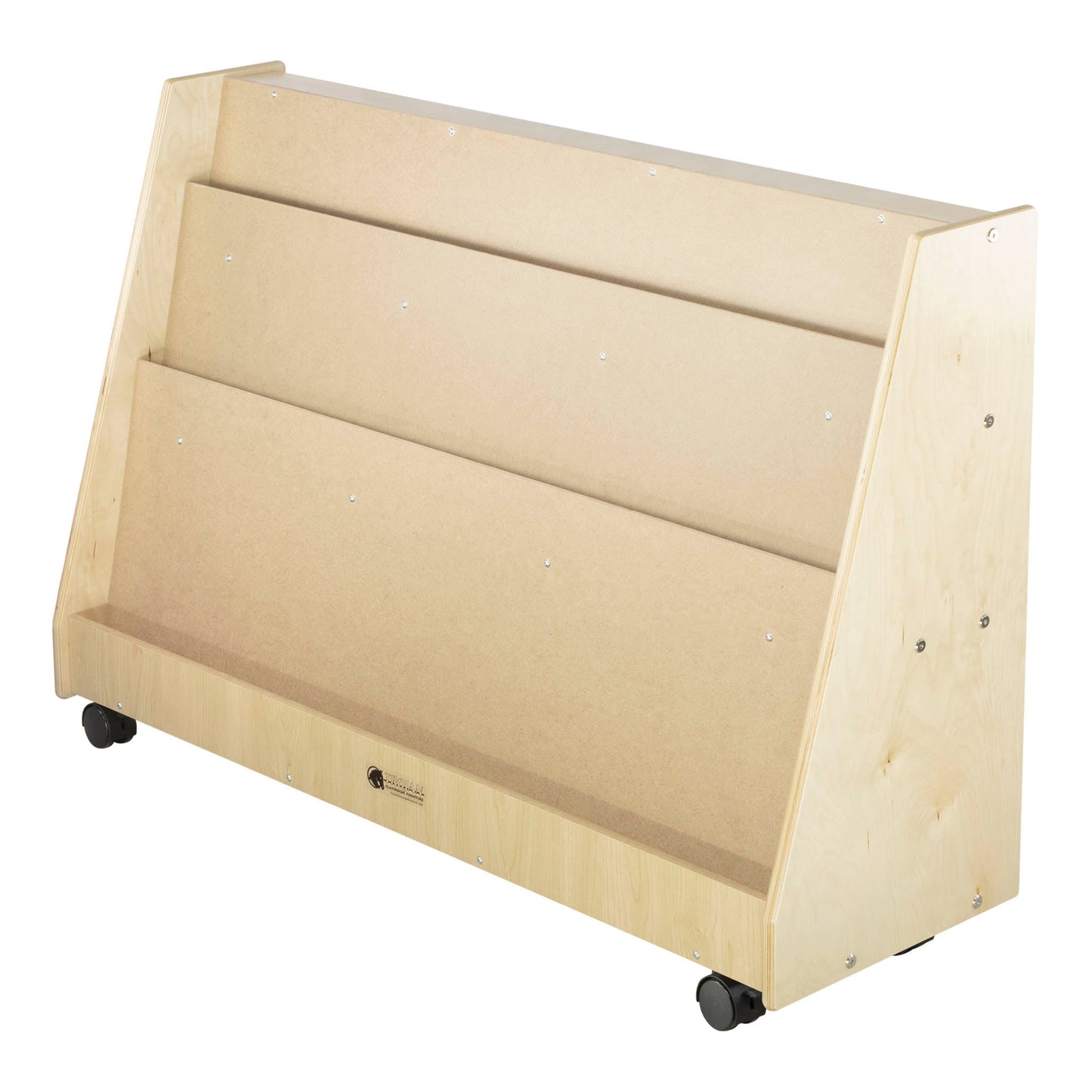 Book Display with 2 Rear Shelves (S320) - Made in Canada