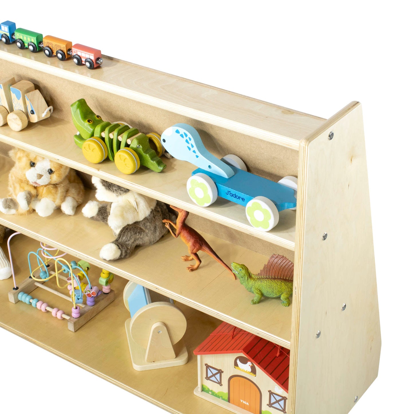 Book Display with 2 Rear Shelves (S320) - Made in Canada
