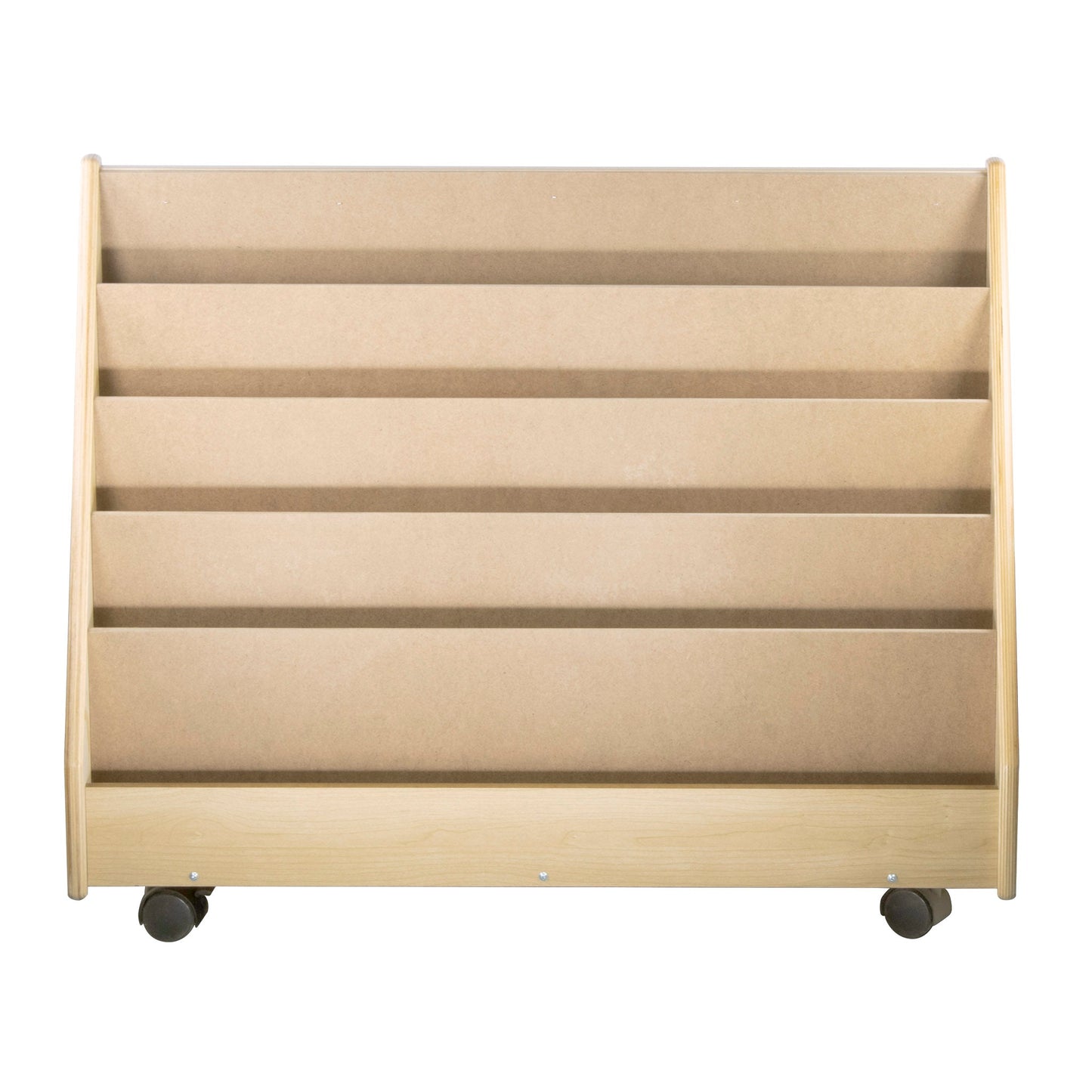 Double Sided Book Rack with 10 Shelves (S323) - Made in Canada