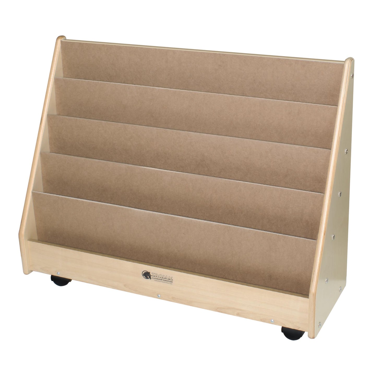 Primary Book Rack with 5 Shelves (S324) - Made in Canada