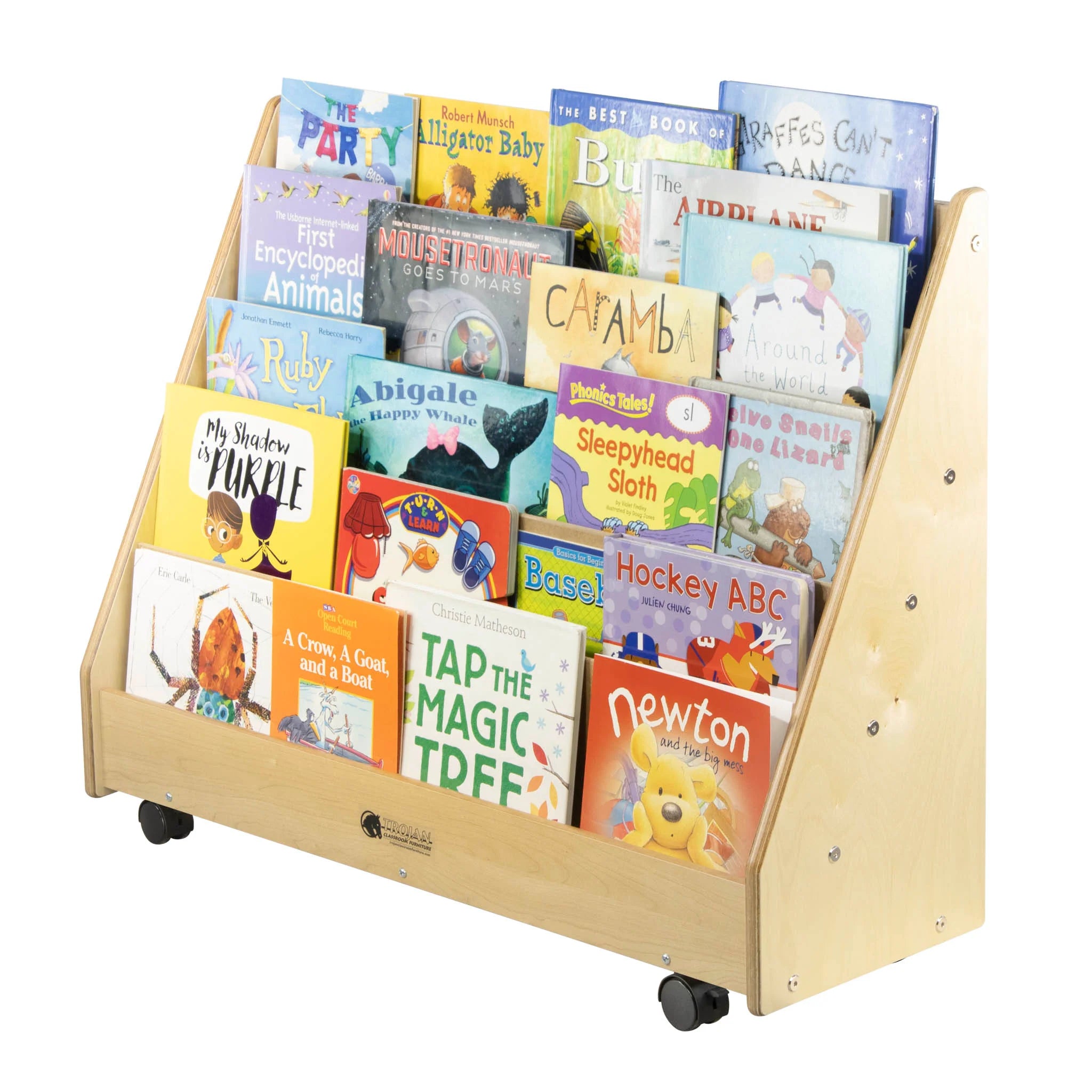 Book Rack Prepayaid Primary Book Rack with 5 Shelves (S324) - Made in Canada – Wood Wood Toys
