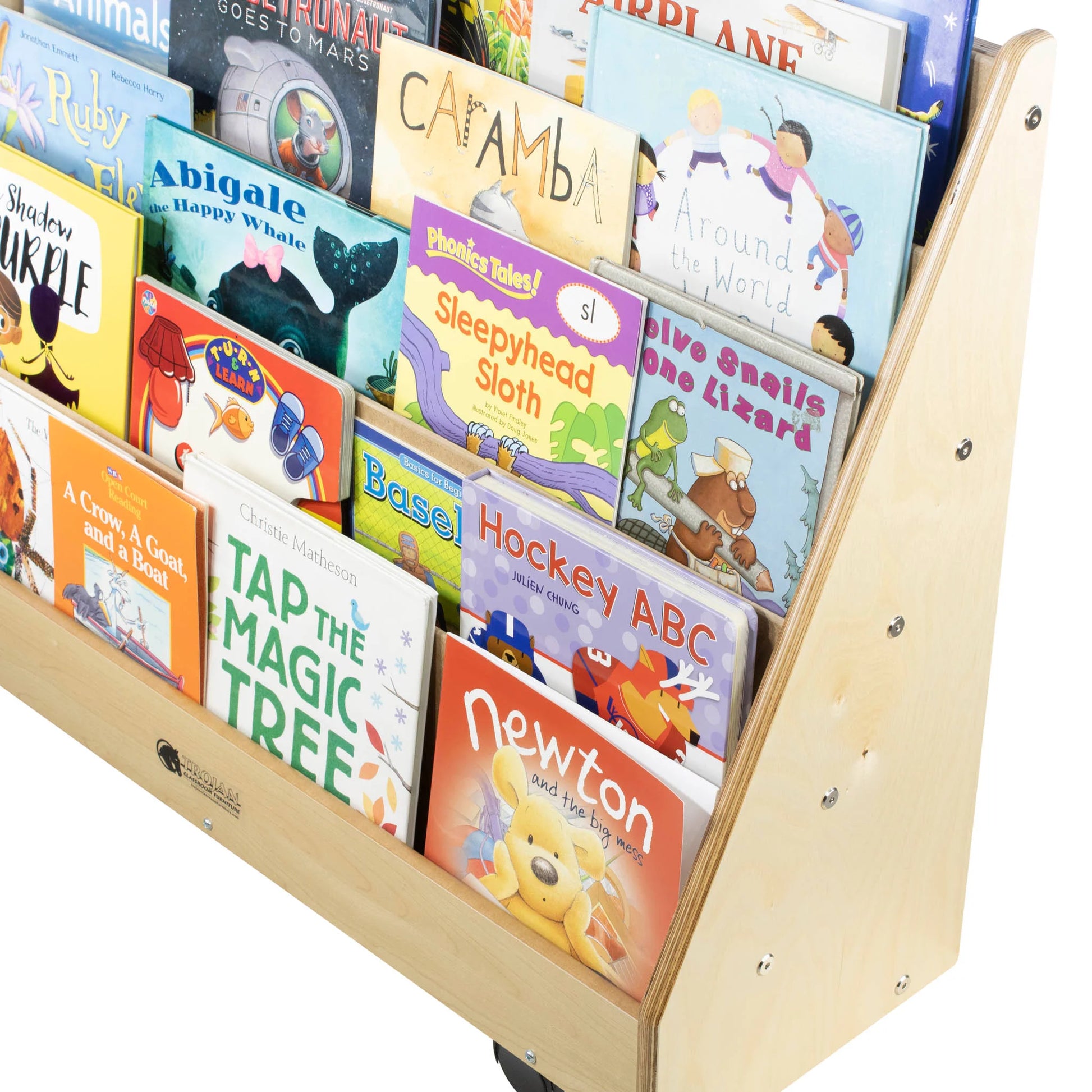 Book Rack Prepayaid Primary Book Rack with 5 Shelves (S324) - Made in Canada – Wood Wood Toys