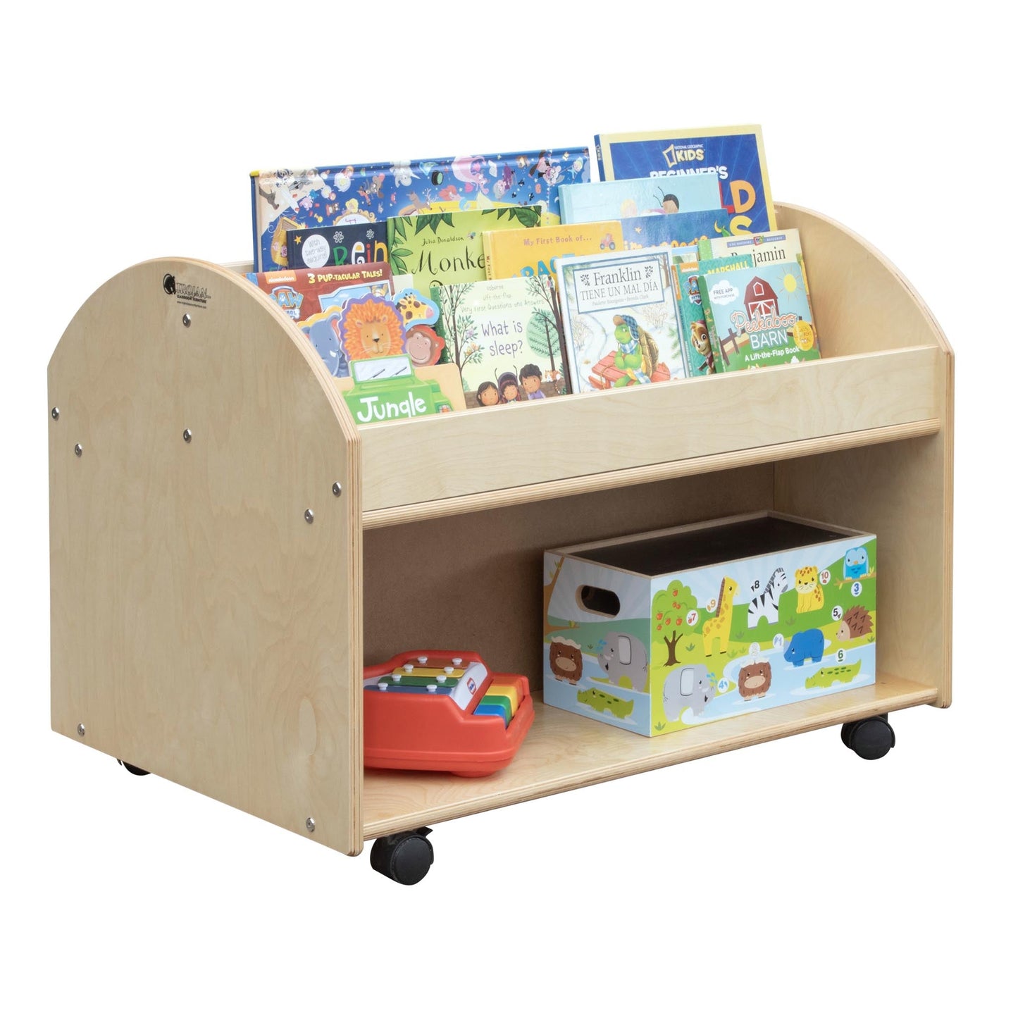Double Sided Book Centre/Cart (S325) - Made in Canada