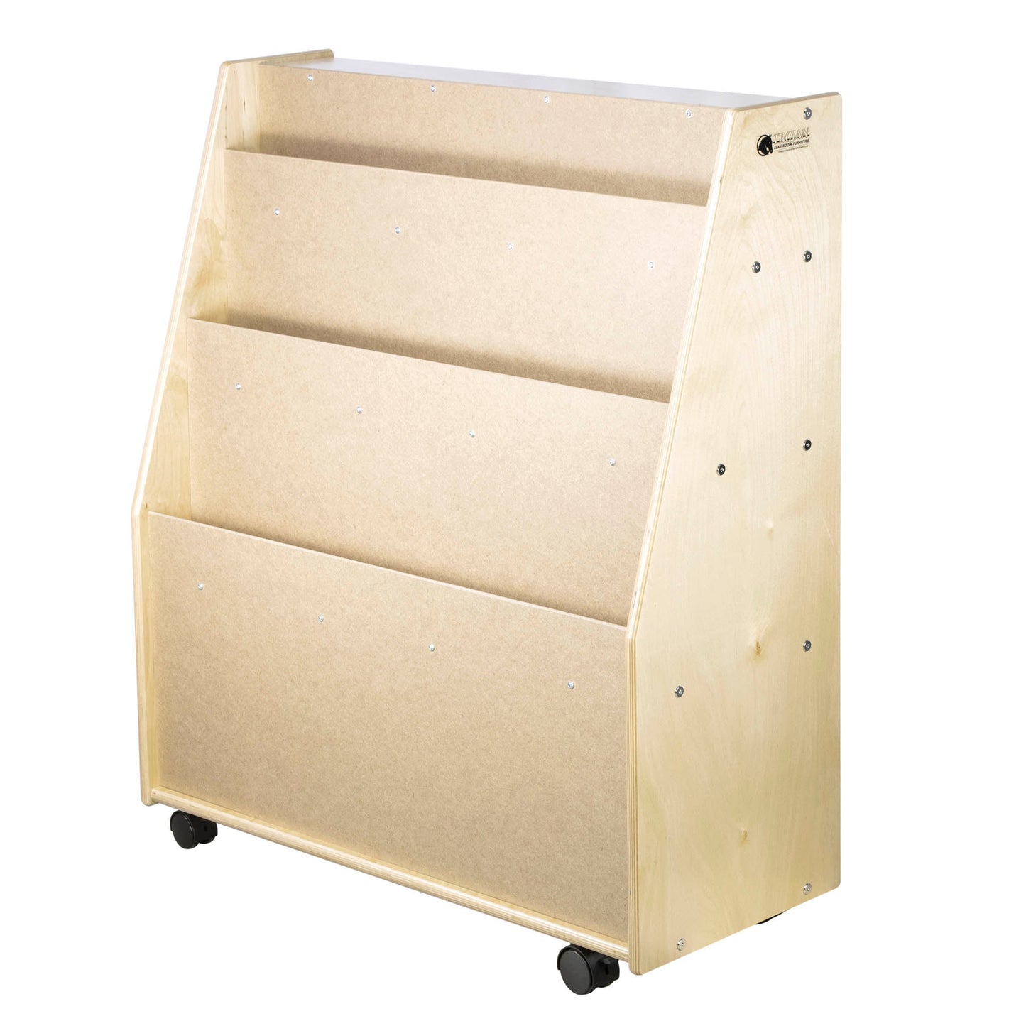 Book Mobile & Storage with 3 Shelves (S329) - Made in Canada