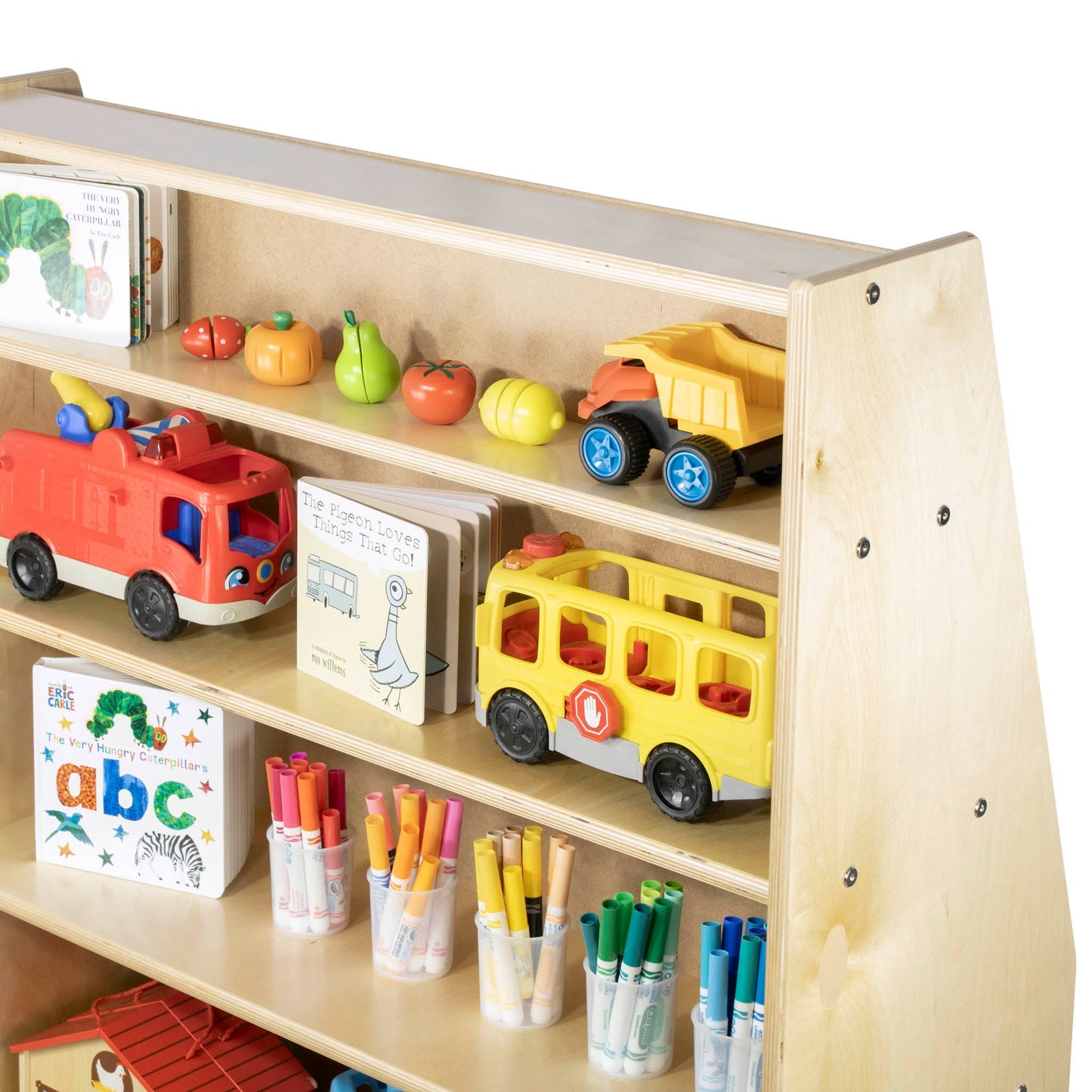 Book Mobile & Storage with 3 Shelves (S329) - Made in Canada
