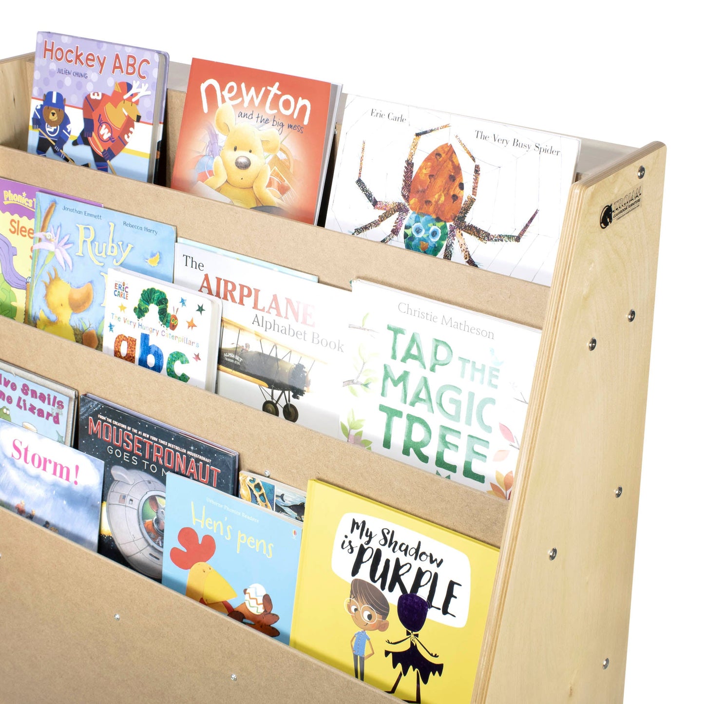 Book Mobile & Storage with 3 Shelves (S329) - Made in Canada