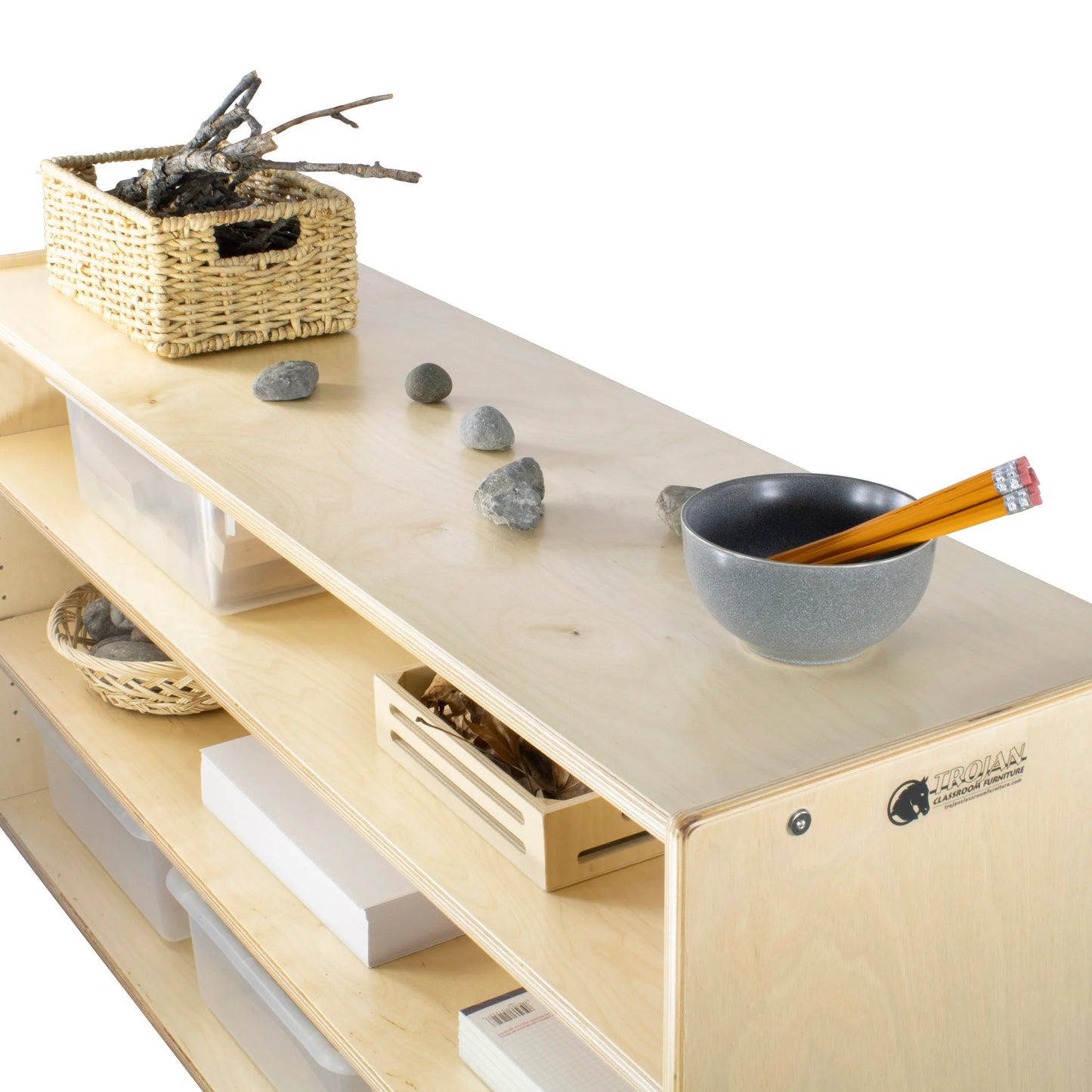 Adjustable 2 Shelf Units: Low & Deep (S356) - Made in Canada