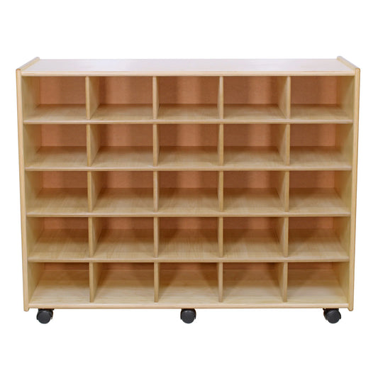 25 Small Bin Cubby Storage Unit (S372-25) - Made in Canada