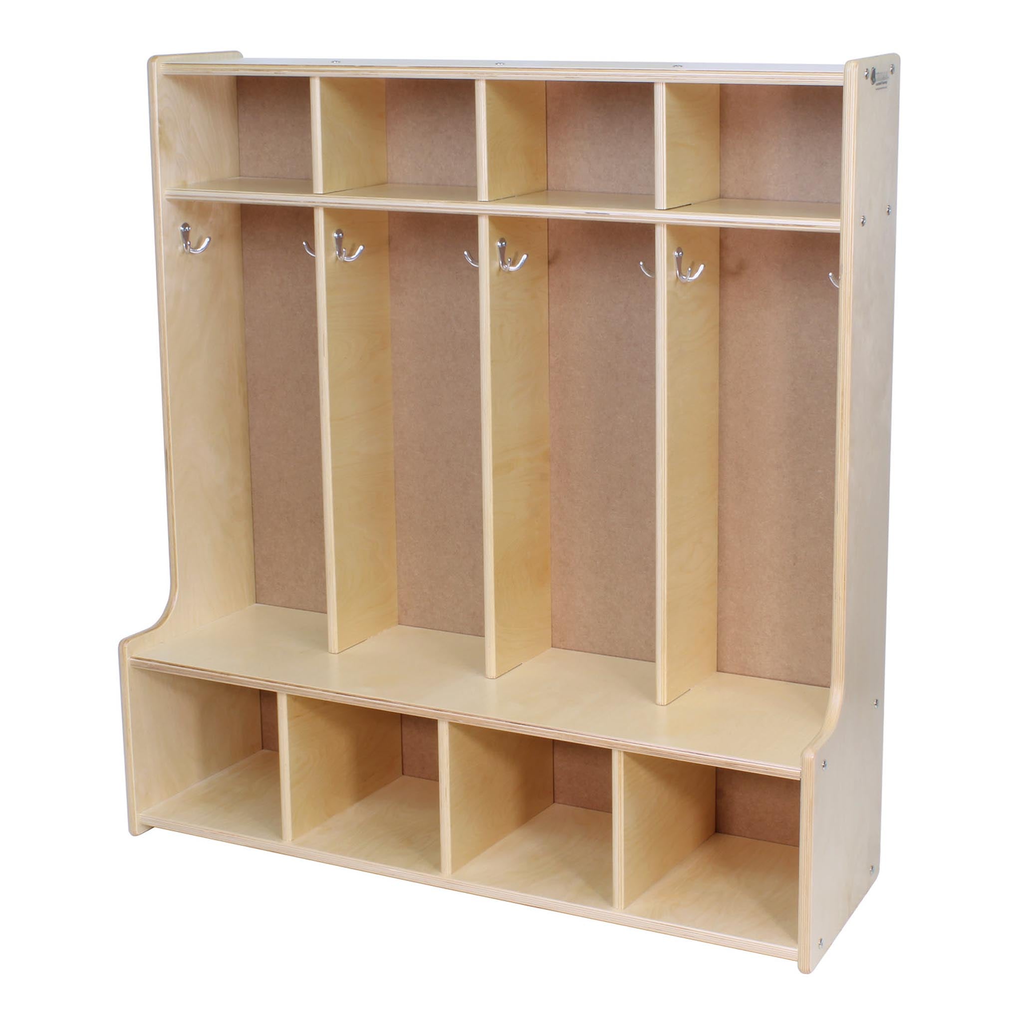 Classroom Coat Cubbies 2 Versions Made in Canada Wood Wood Toys