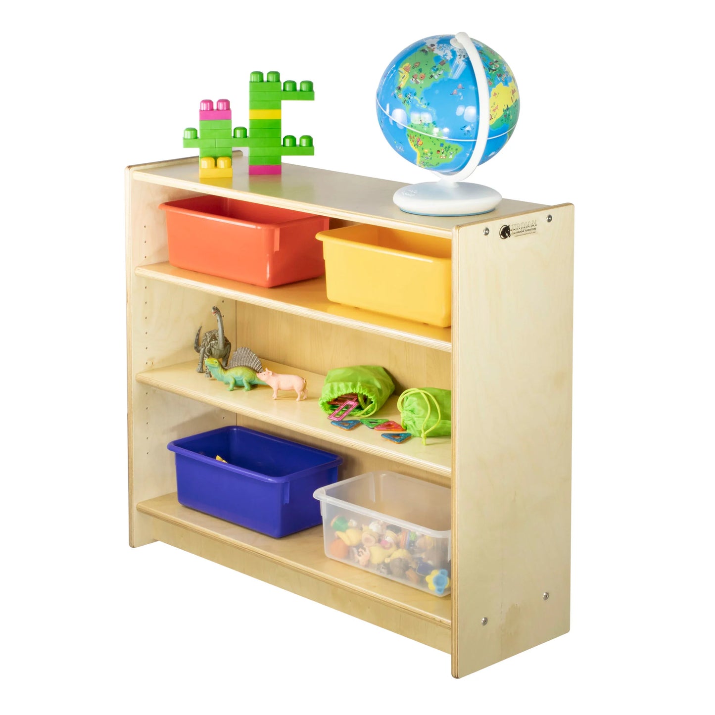 Bookcase (2 Adjustable Shelves) - Made in Canada
